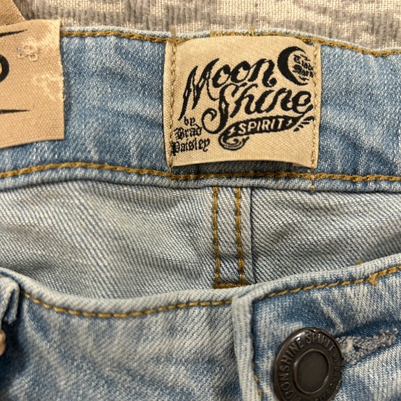 Men's Light Blue Bootcut Jeans Moon Shine Spirit From Boot Barn - Picture 8 of 12